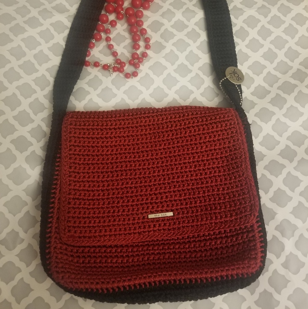 The sak crocheted mini bag